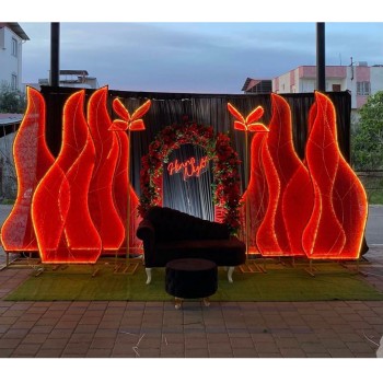 Alev Fon Arka Plan – Demonte Dekor Ürünü