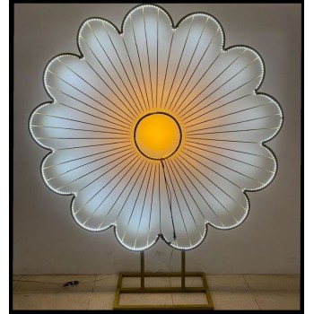 Papatya Işıklı Arka Fon – Romantik ve Işıltılı Dekor Arka Planı | Organizasyon Center