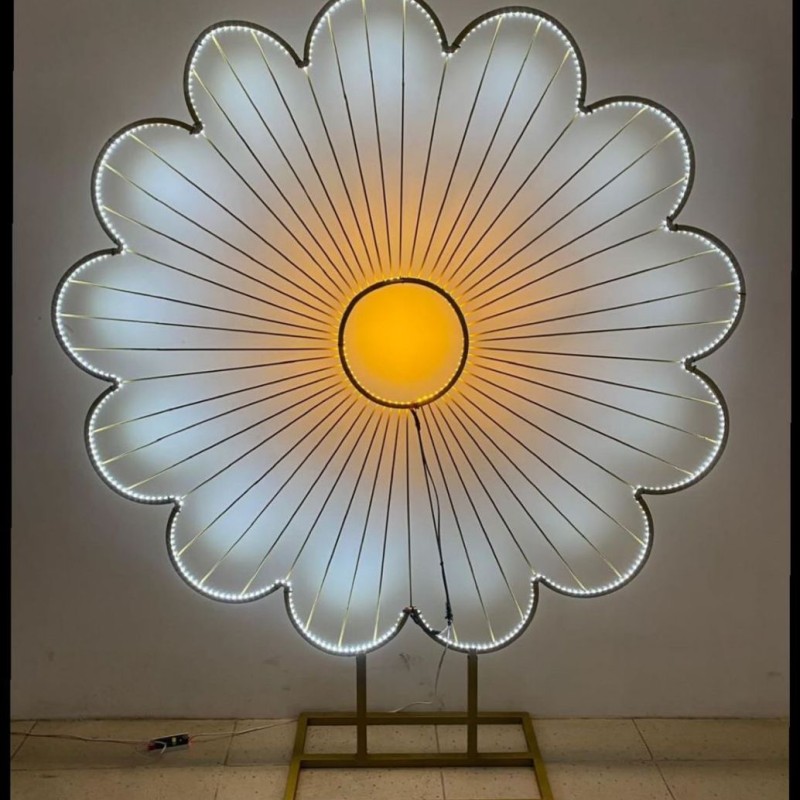 Papatya Işıklı Arka Fon – Romantik ve Işıltılı Dekor Arka Planı | Organizasyon Center Papatya Işıklı Arka Fon – Romantik ve Işıltılı Dekor Arka Planı | Organizasyon Center