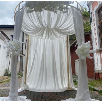 Gazebo Tag ve Perdesi – Şık Gazebo Dekoru ve Özel Organizasyon Perdesi