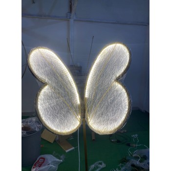 Asansörlü Lüx Işıklı Kelebek – Yükselen Işıklı Dekor Kelebek | Organizasyon Center