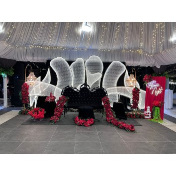 İstiridye Fon – Şık ve Zarif Organizasyon Arka Fon Dekoru