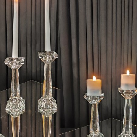 Doğan cam Mumluk 2'li